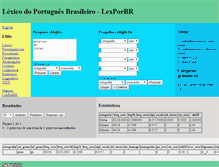 Tablet Screenshot of lexicodoportugues.com